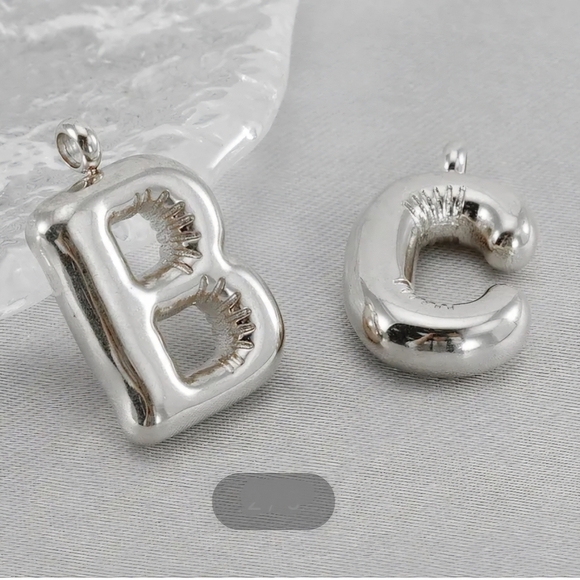 Initial C Charm Stainless Steel - Picture 6 of 11